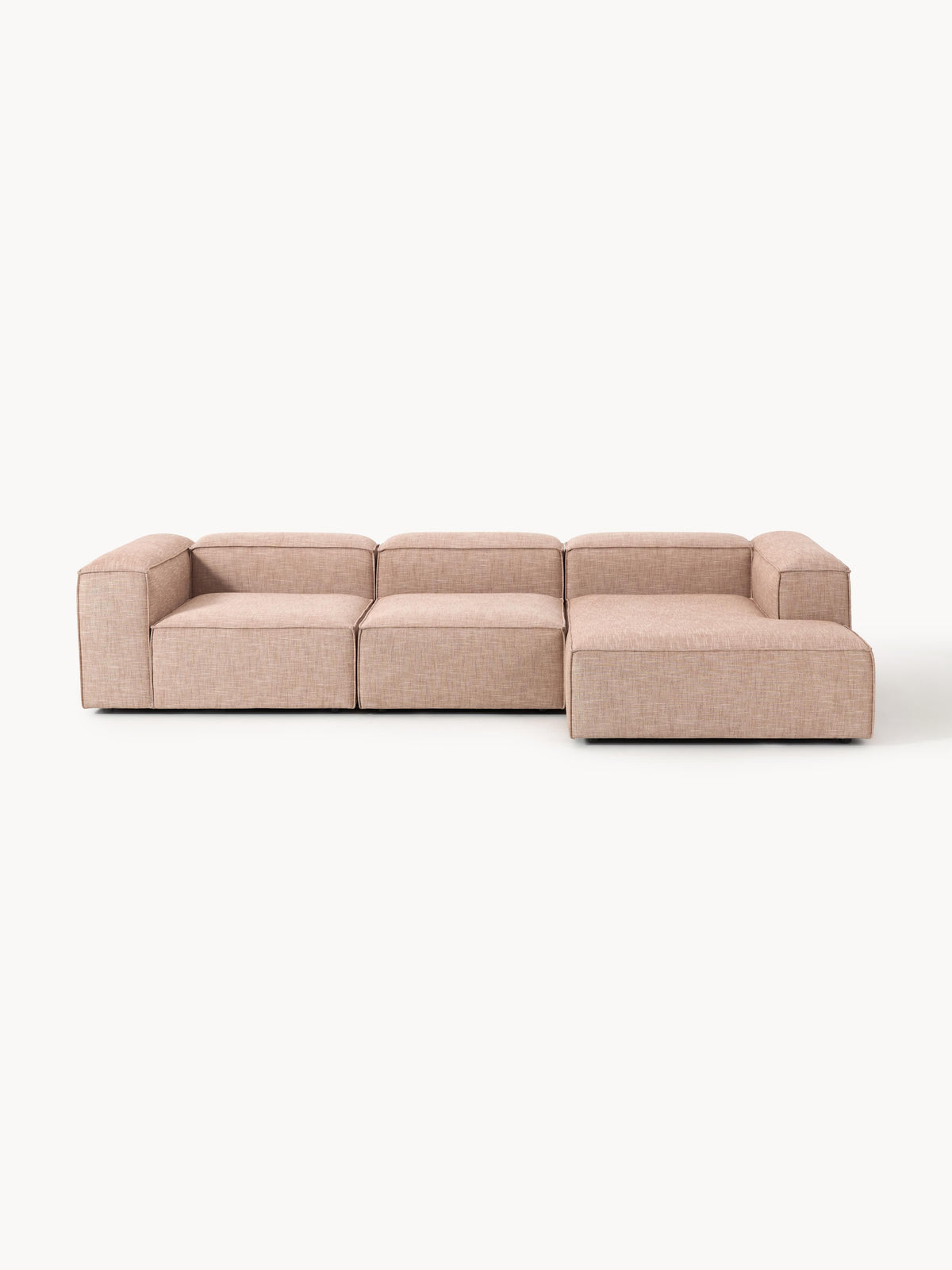 Lennon Modular Corner Sofa in Linen Blend (4-Seater)
