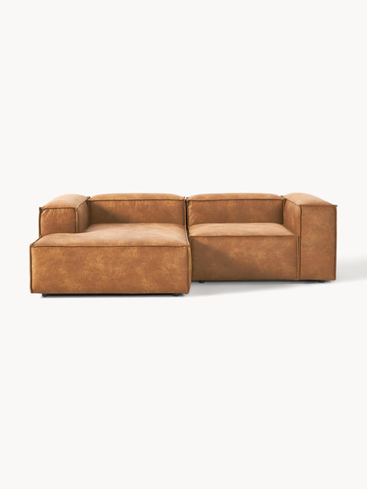 Lennon Modular Leather Corner Sofa (2-Seater)