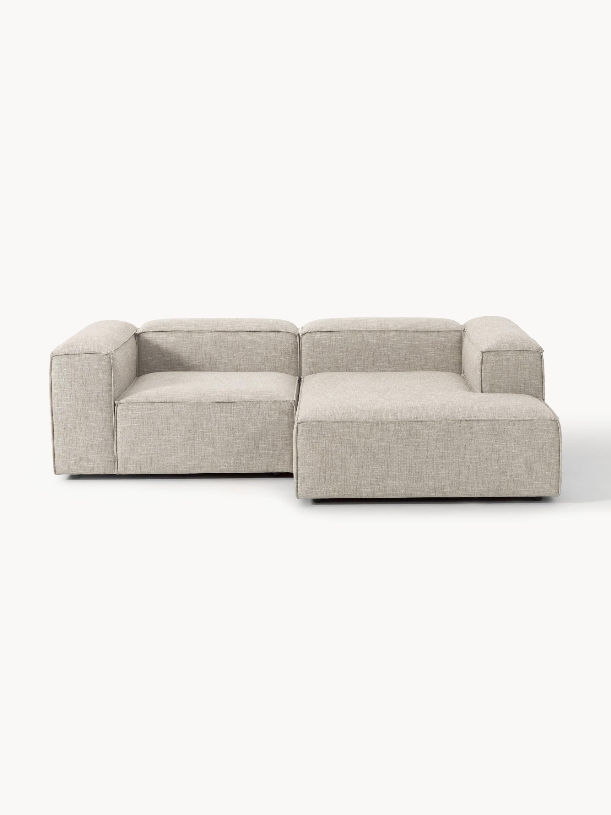 Lennon Modular Linen Blend Corner Sofa (2-Seater)