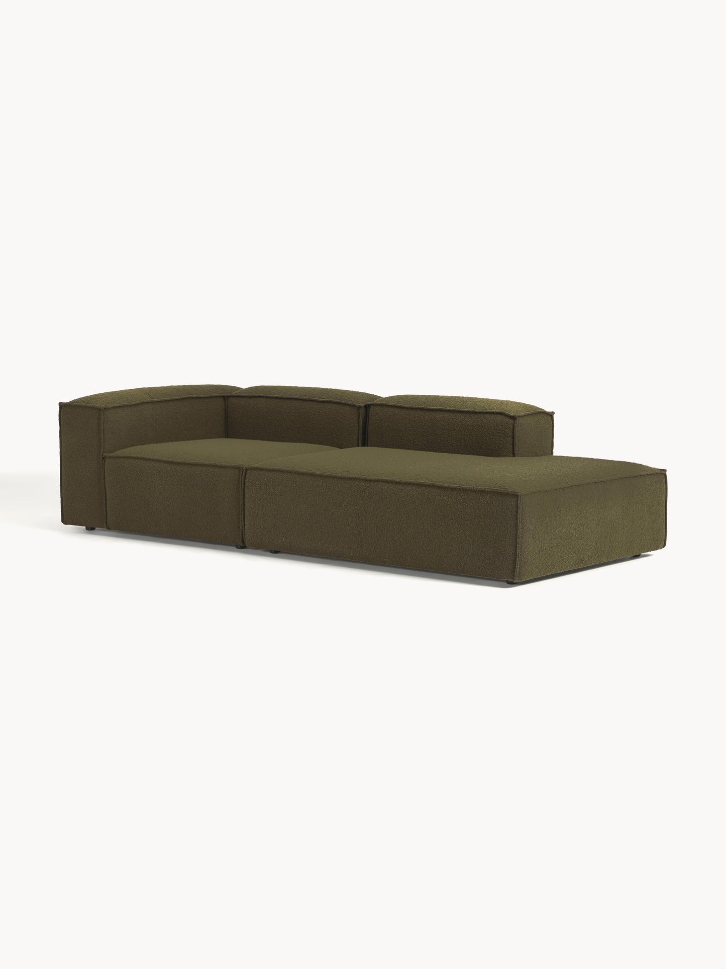 Lennon Modular Ottoman, Bouclé