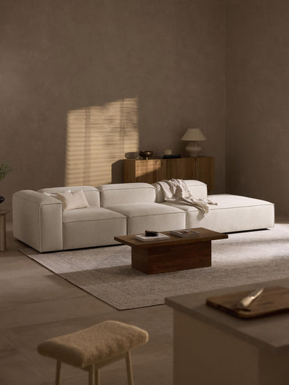 Lennon Modular XL Ottoman, Linen Blend