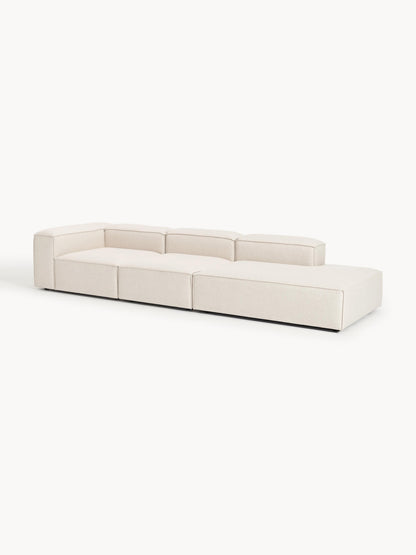 Lennon Modular XL Ottoman, Linen Blend