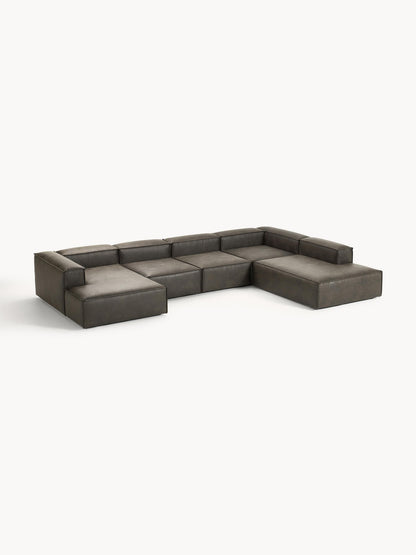 Lennon Modular XL Settee in Leather
