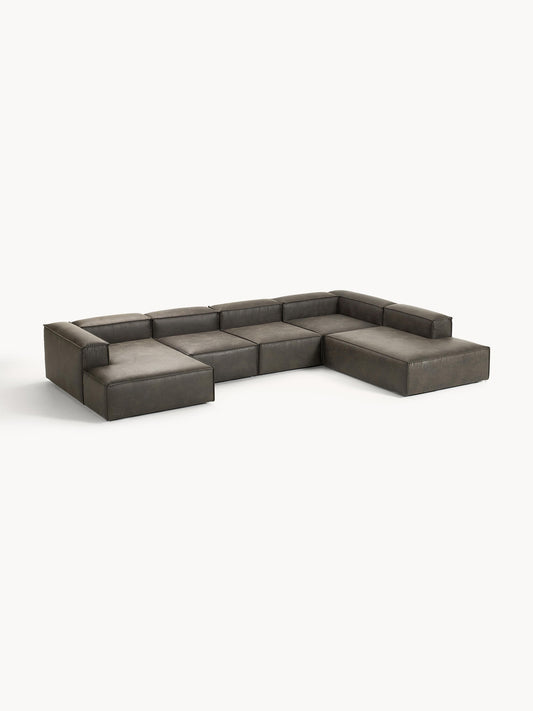 Lennon Modular XL Settee in Leather