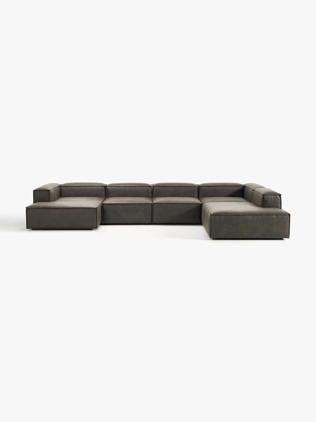 Lennon Modular XL Settee in Leather