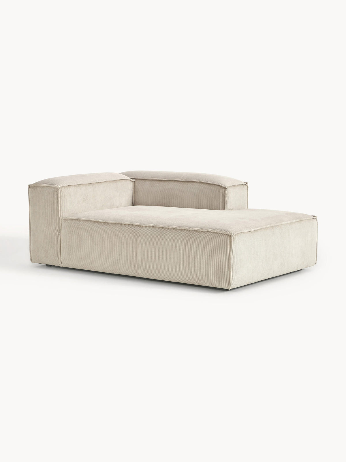 Lennon Ottoman Corner Piece in Corduroy
