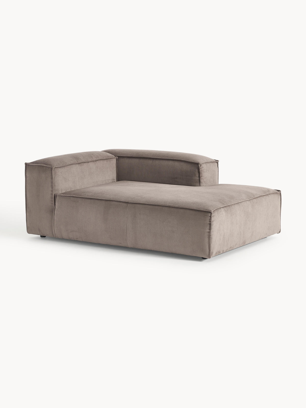 Lennon Ottoman Corner Piece in Corduroy