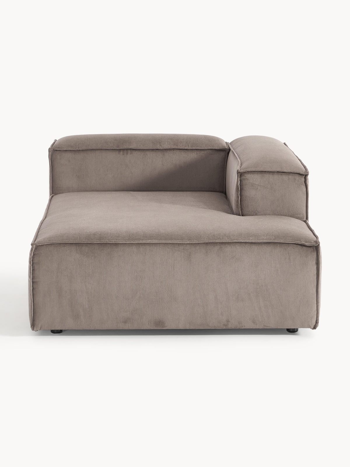 Lennon Ottoman Corner Piece in Corduroy