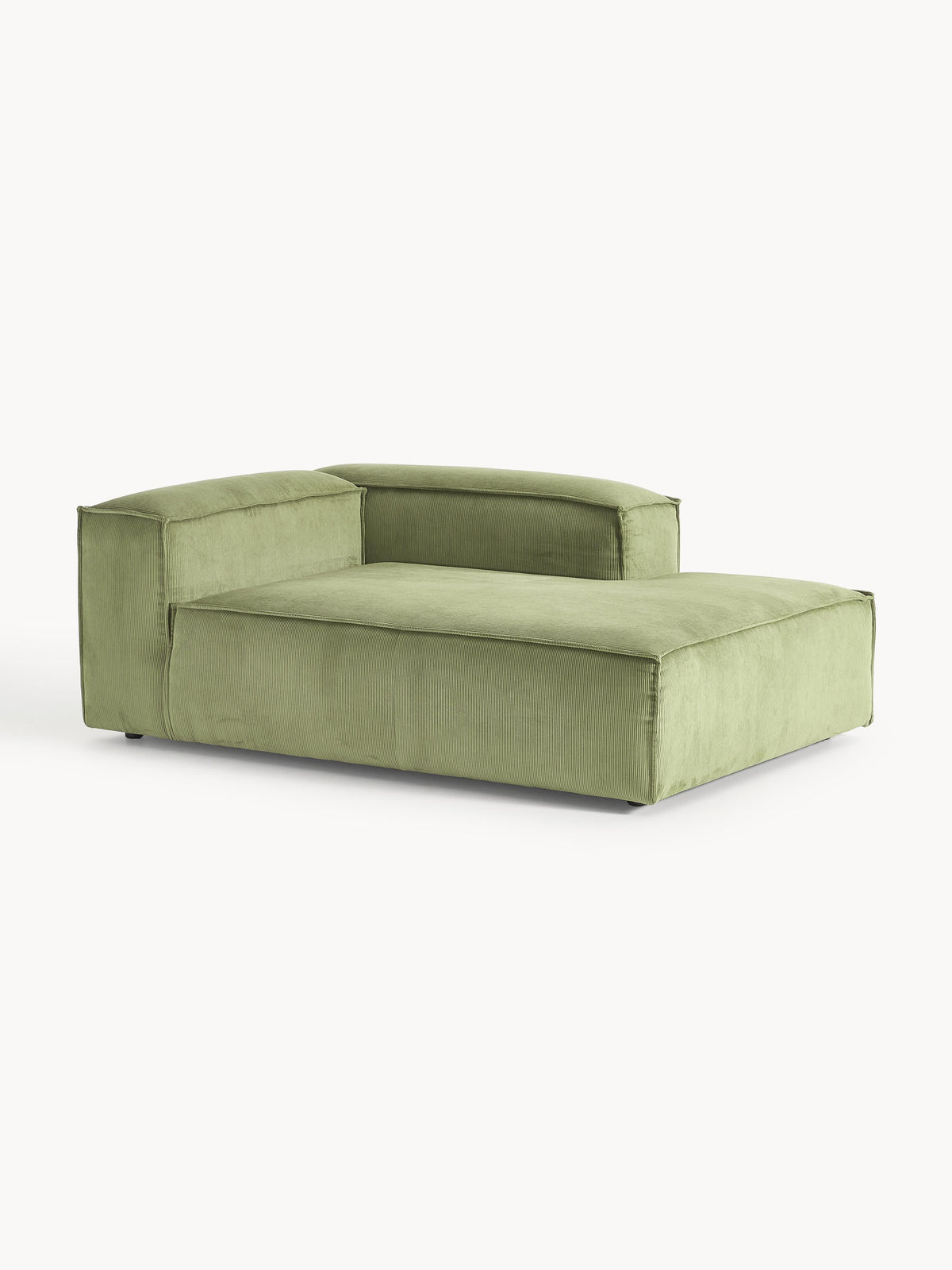 Lennon Ottoman Corner Piece in Corduroy