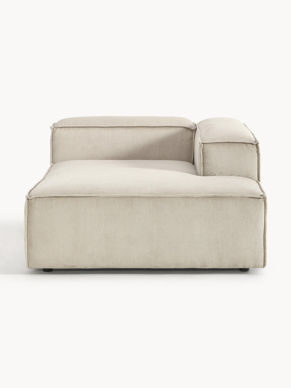 Lennon Ottoman Corner Piece in Corduroy
