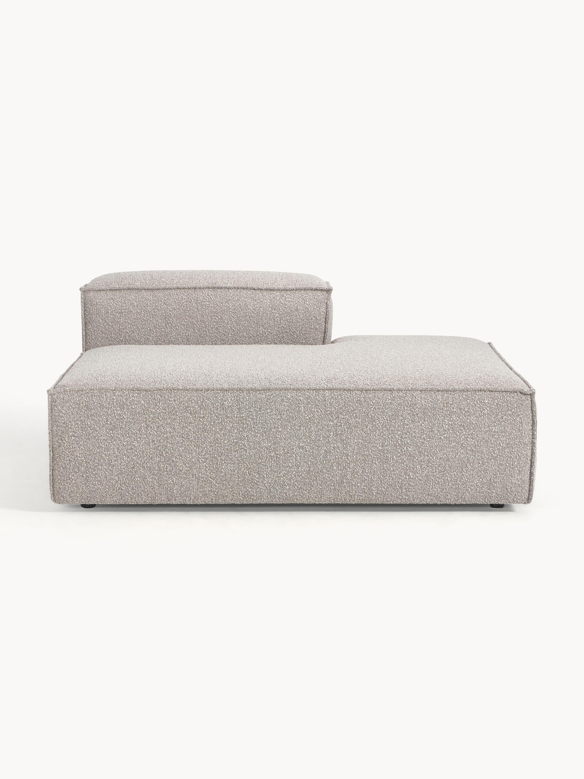 Lennon Ottoman Piece in Bouclé