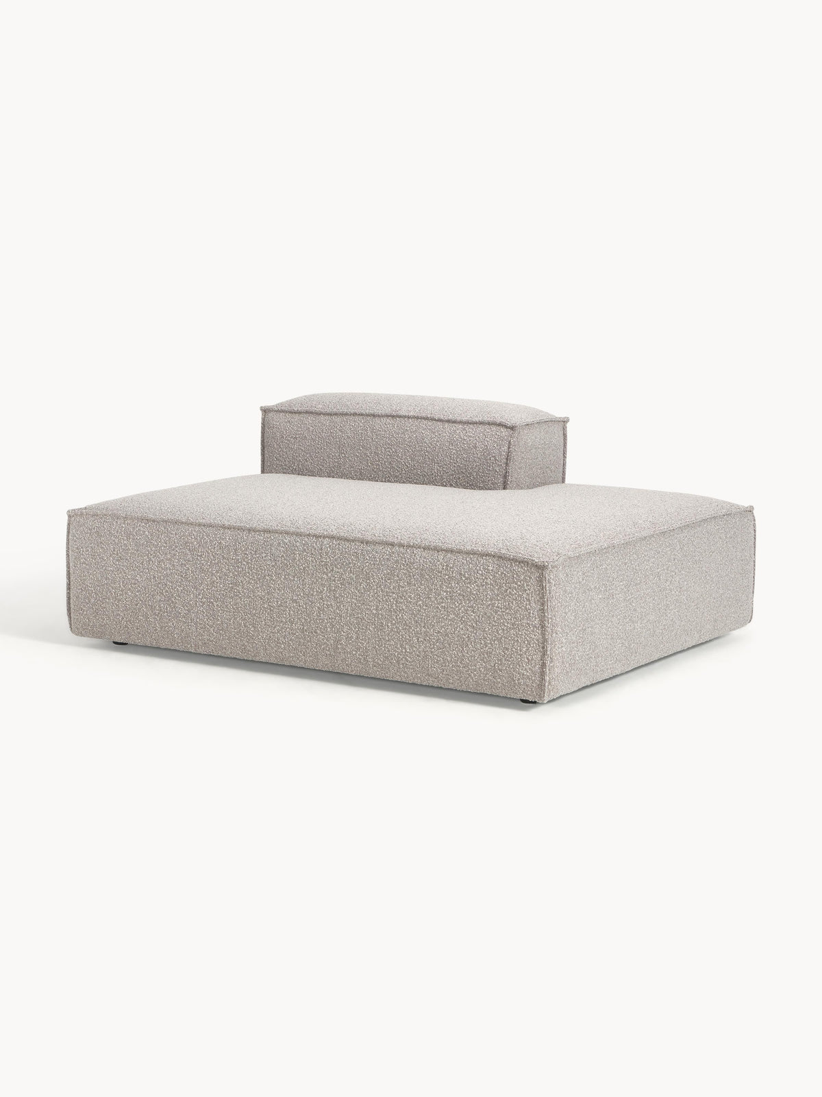 Lennon Ottoman Piece in Bouclé