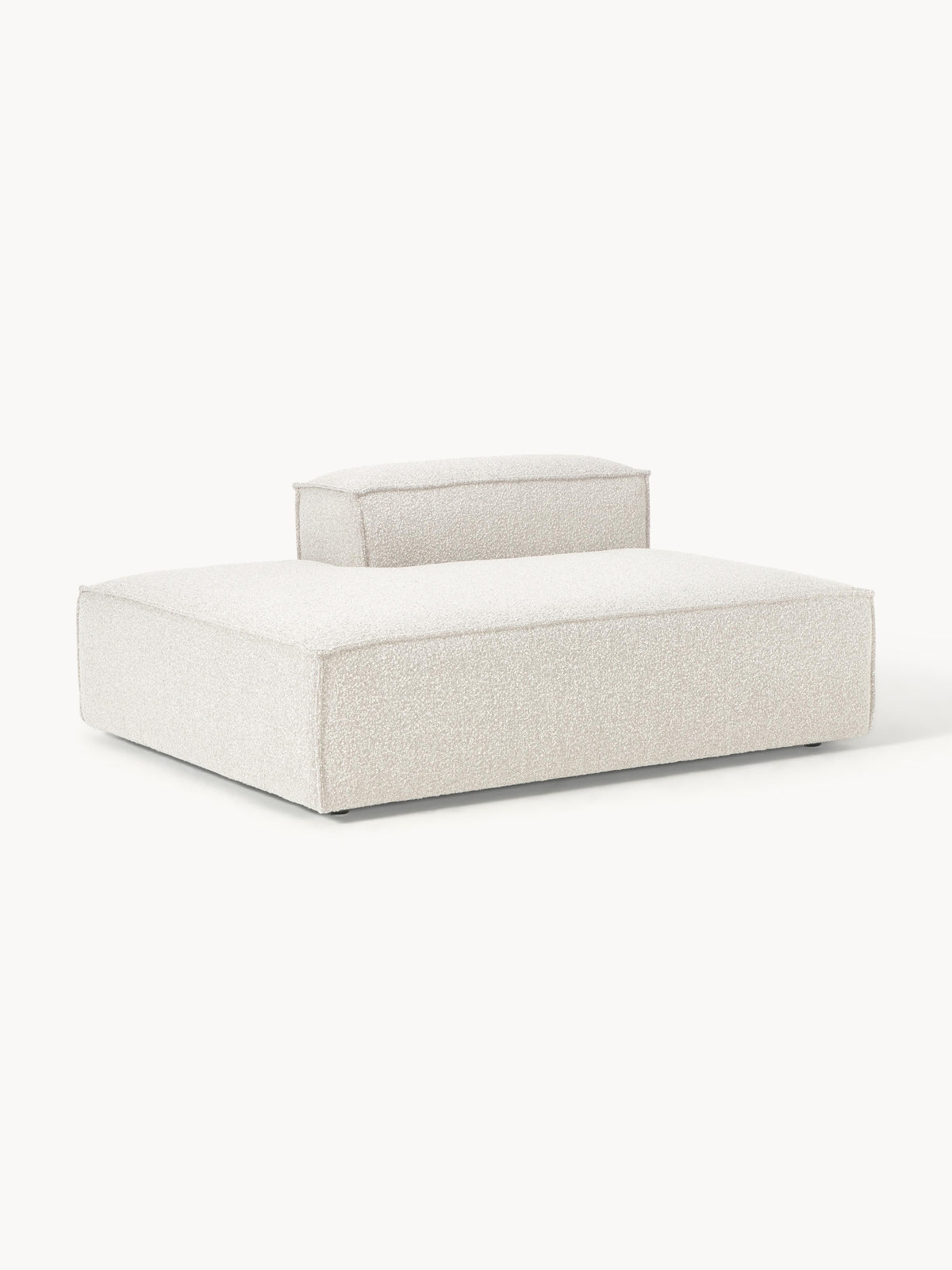 Lennon Ottoman Piece in Bouclé