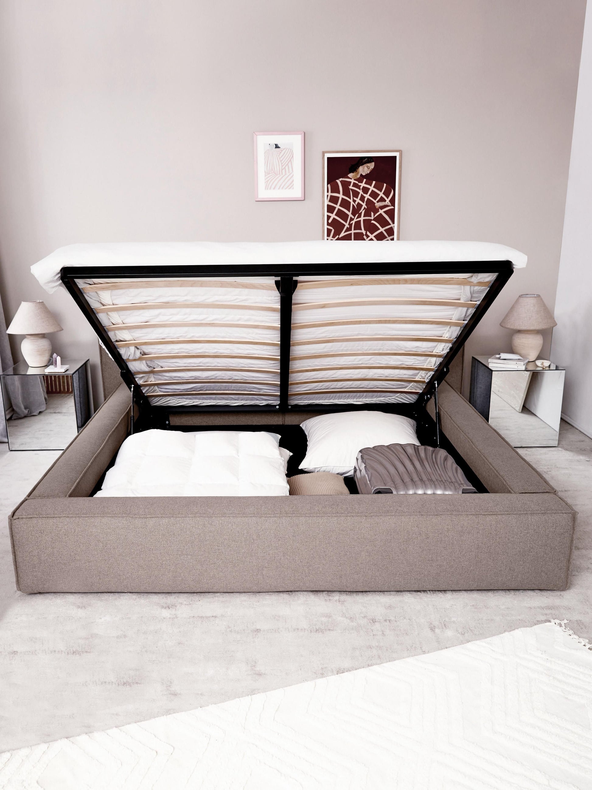 Lennon Upholstered Storage Bed Frame
