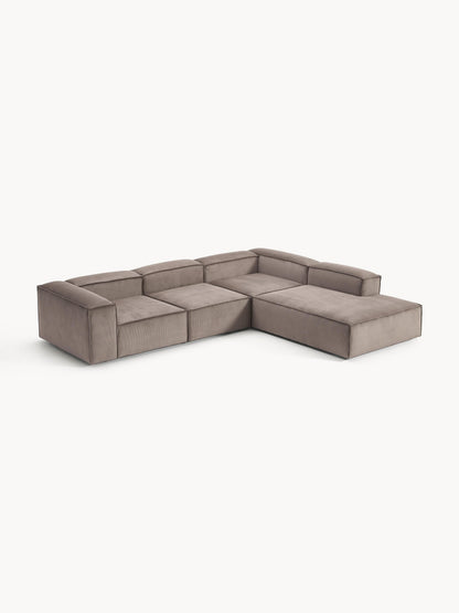 Lennon XL Modular Corduroy Corner Sofa (4-Seater)