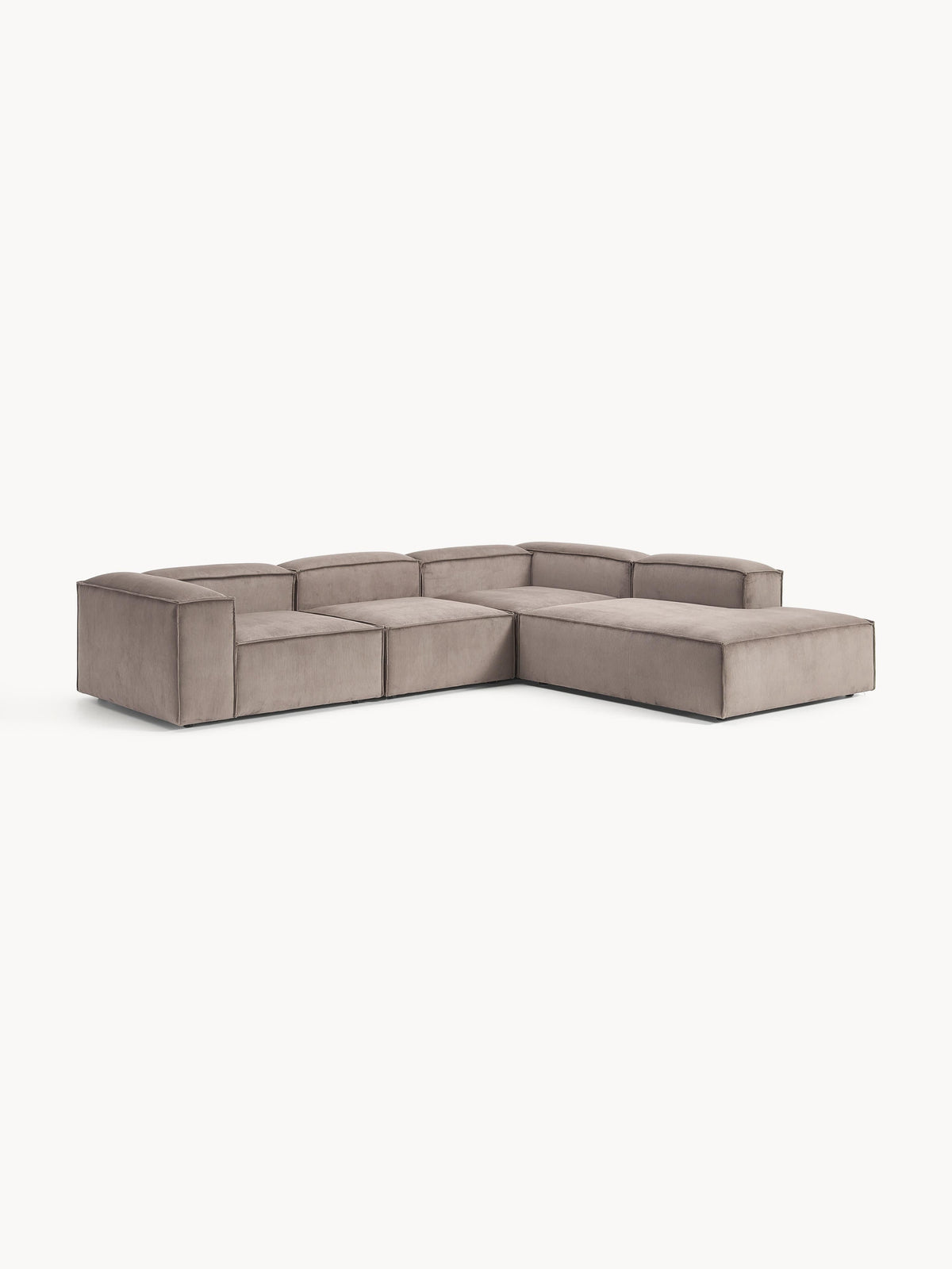 Lennon XL Modular Corduroy Corner Sofa (4-Seater)