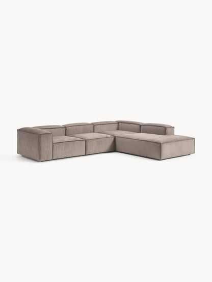 Lennon XL Modular Corduroy Corner Sofa (4-Seater)