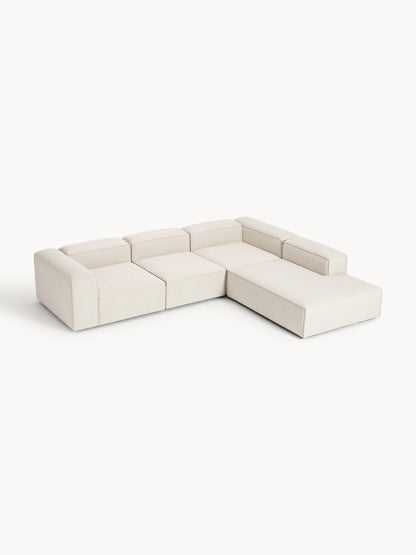 Lennon XL Modular Corner Sofa in Linen Blend, 4-Seater