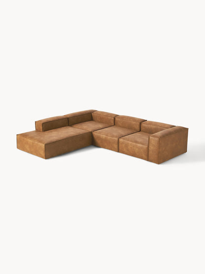 Lennon XL Modular Leather Corner Sofa (4-Seater)