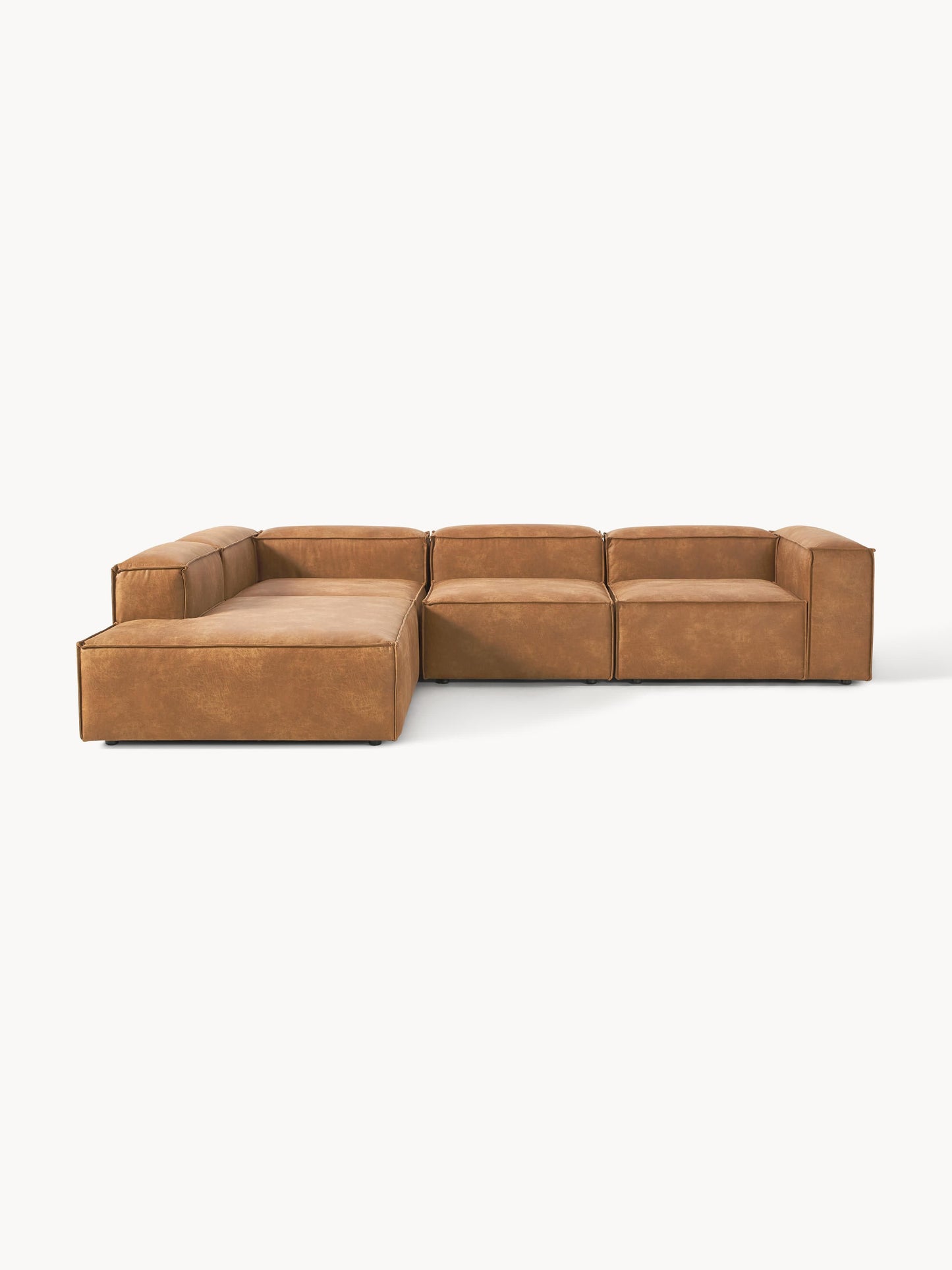 Lennon XL Modular Leather Corner Sofa (4-Seater)