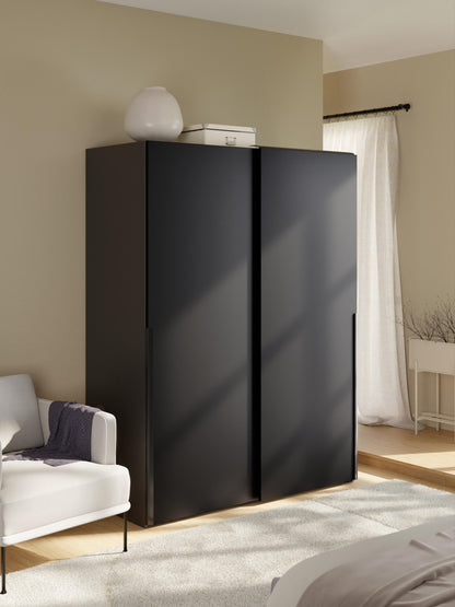 Leon Modular Sliding-Door Wardrobe in Various Sizes, 150 cm Wide