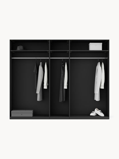 Leon Modular Wardrobe with Hinged Doors, in Various Sizes, 250 cm Wide