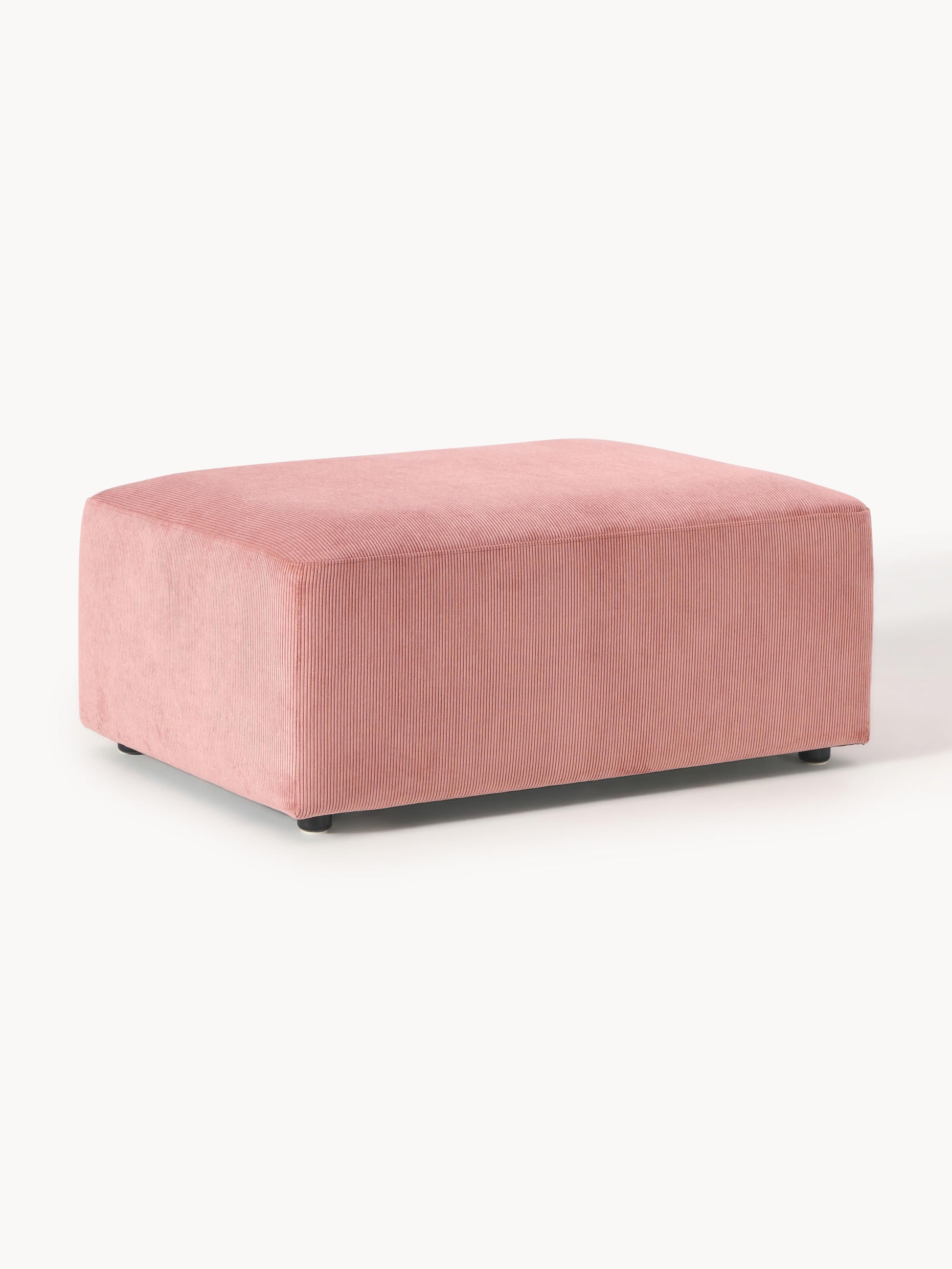 Melva Corduroy Stool, Dimensions W 99 x D 72 cm