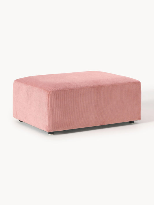 Melva Corduroy Stool, Dimensions W 99 x D 72 cm