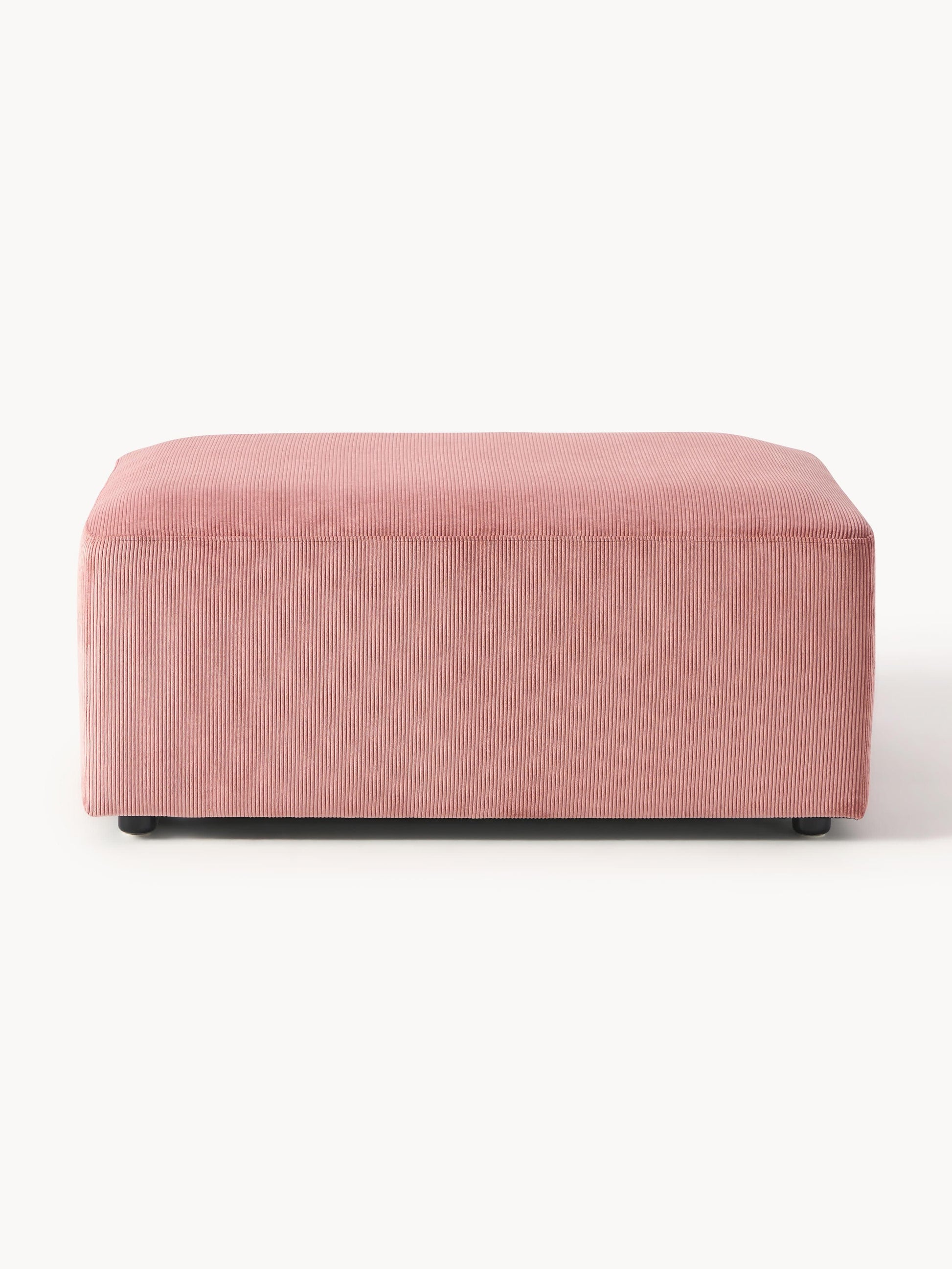Melva Corduroy Stool, Dimensions W 99 x D 72 cm