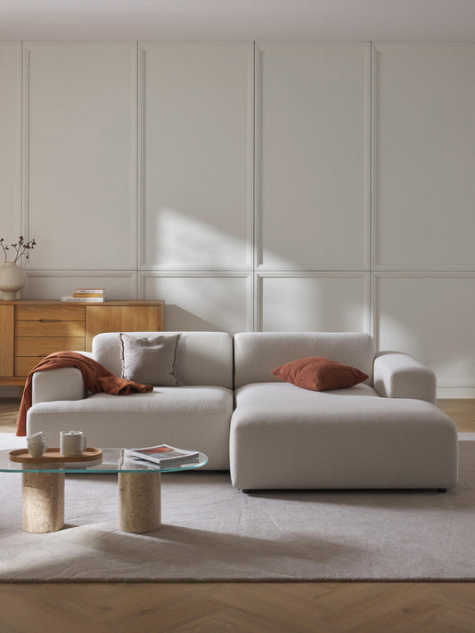 Melva Corner Couch, 3-Seater