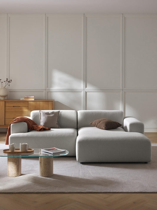 Melva Corner Couch, 3-Seater