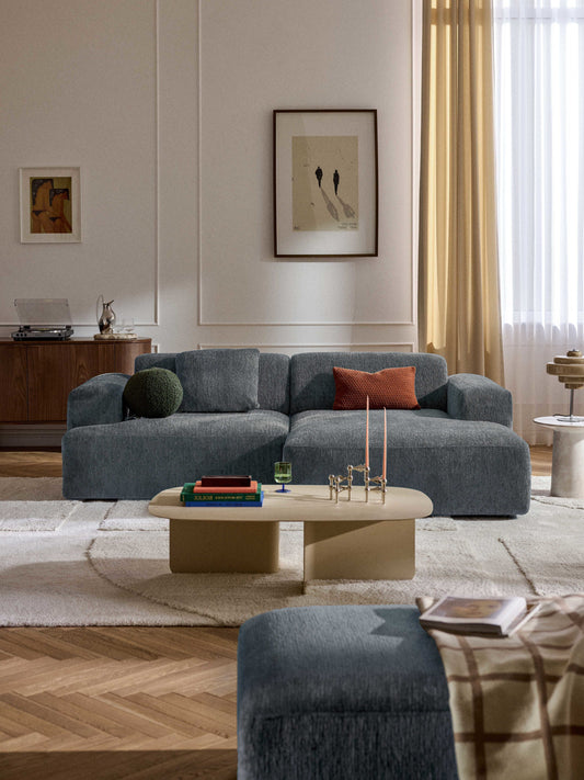 Melva Corner Couch, 3-Seater