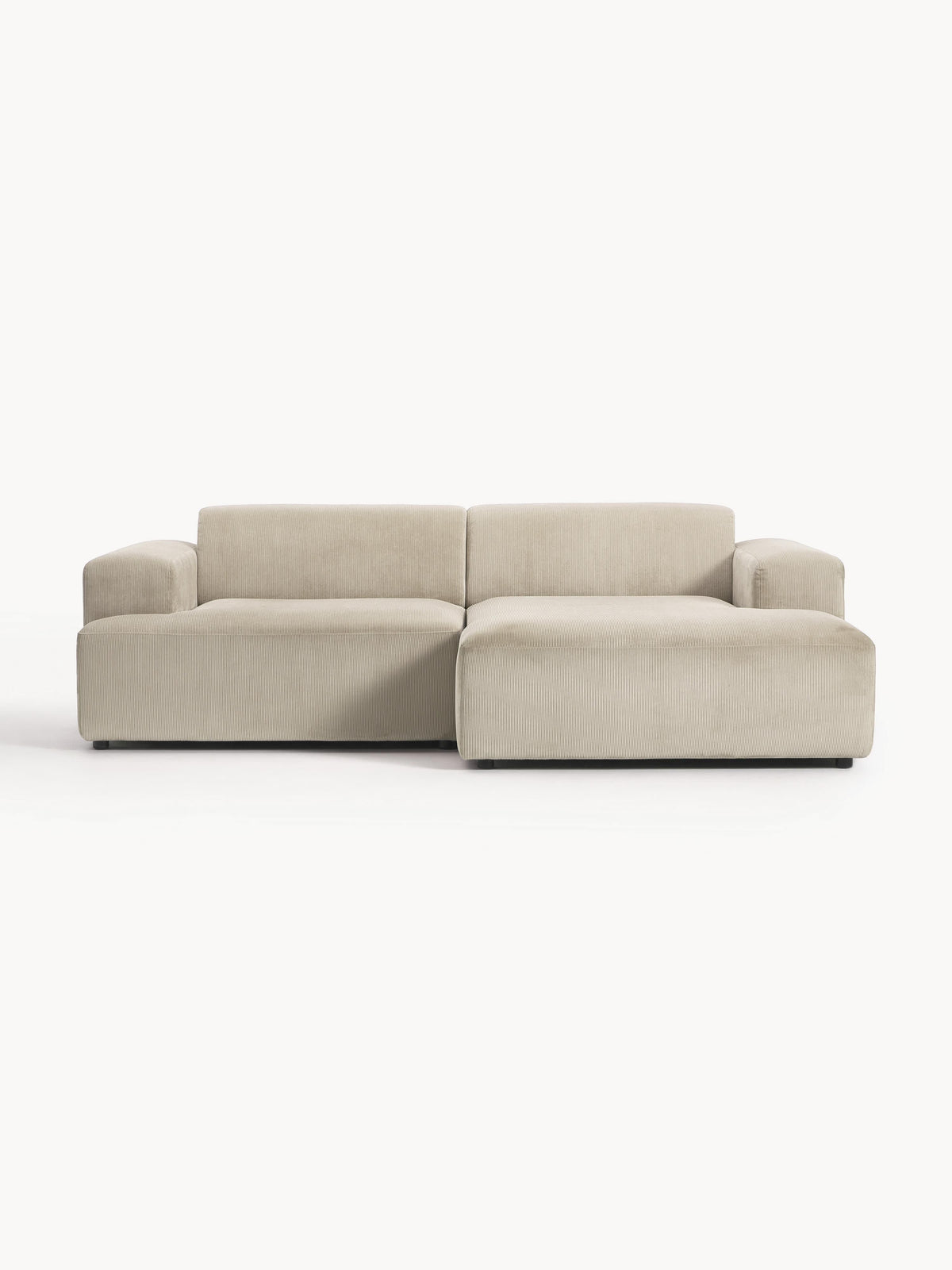 Melva Corner Sofa in Corduroy (3-Seater)