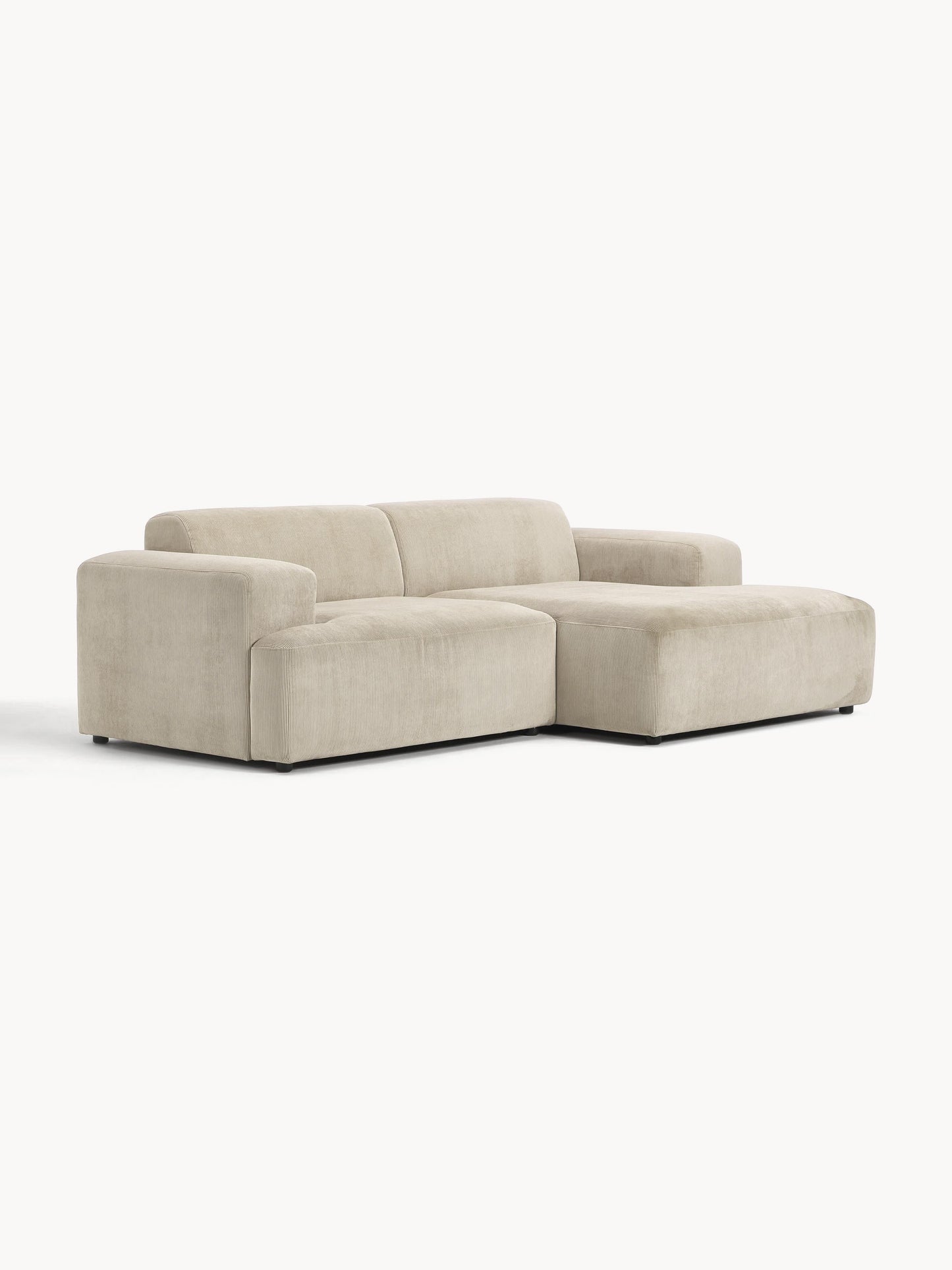 Melva Corner Sofa in Corduroy (3-Seater)