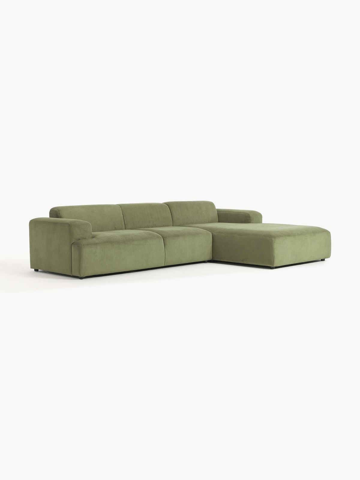 Melva Corner Sofa in Corduroy (4-Seater)