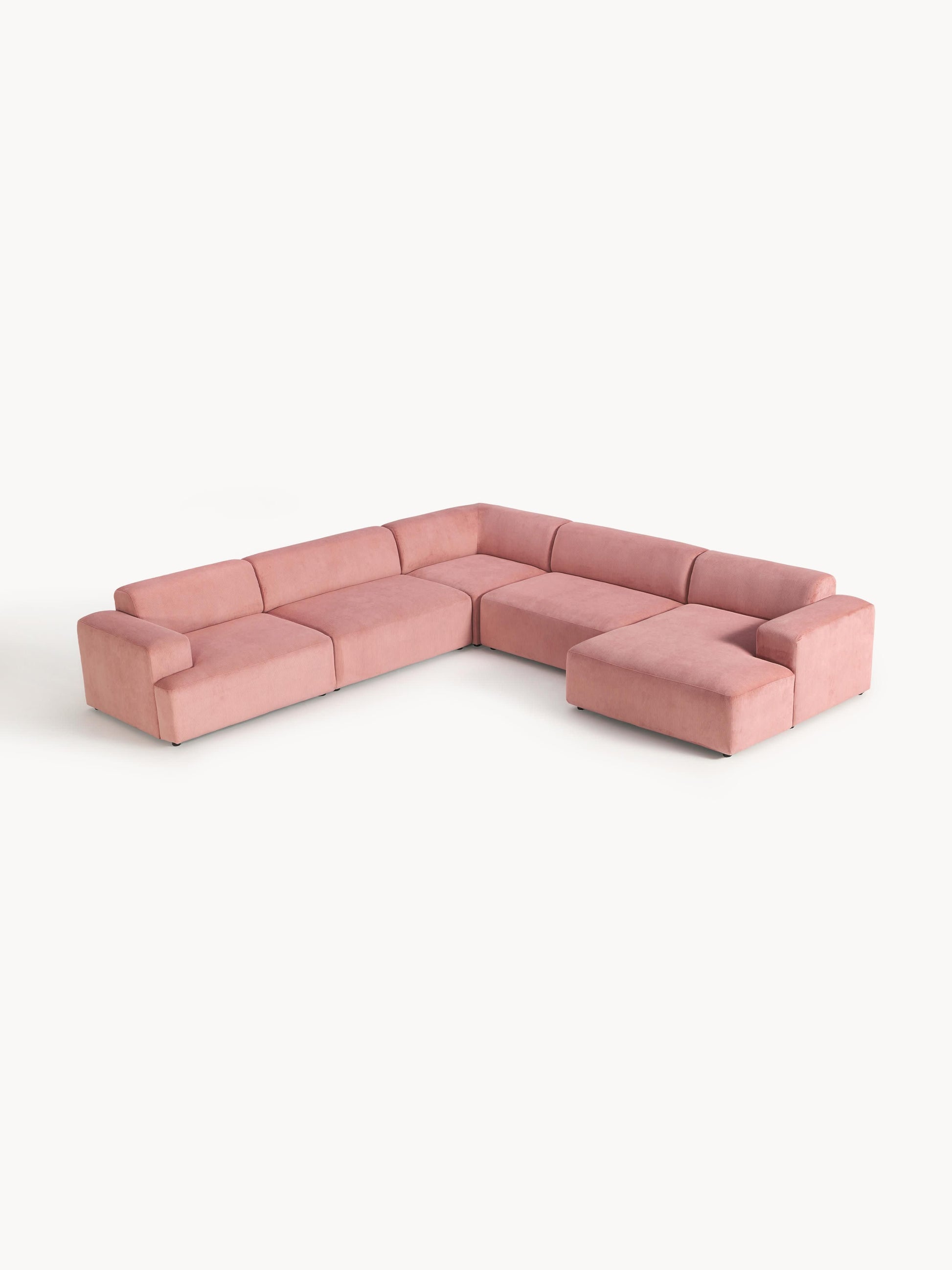 Melva Corner Sofa in Corduroy, XL