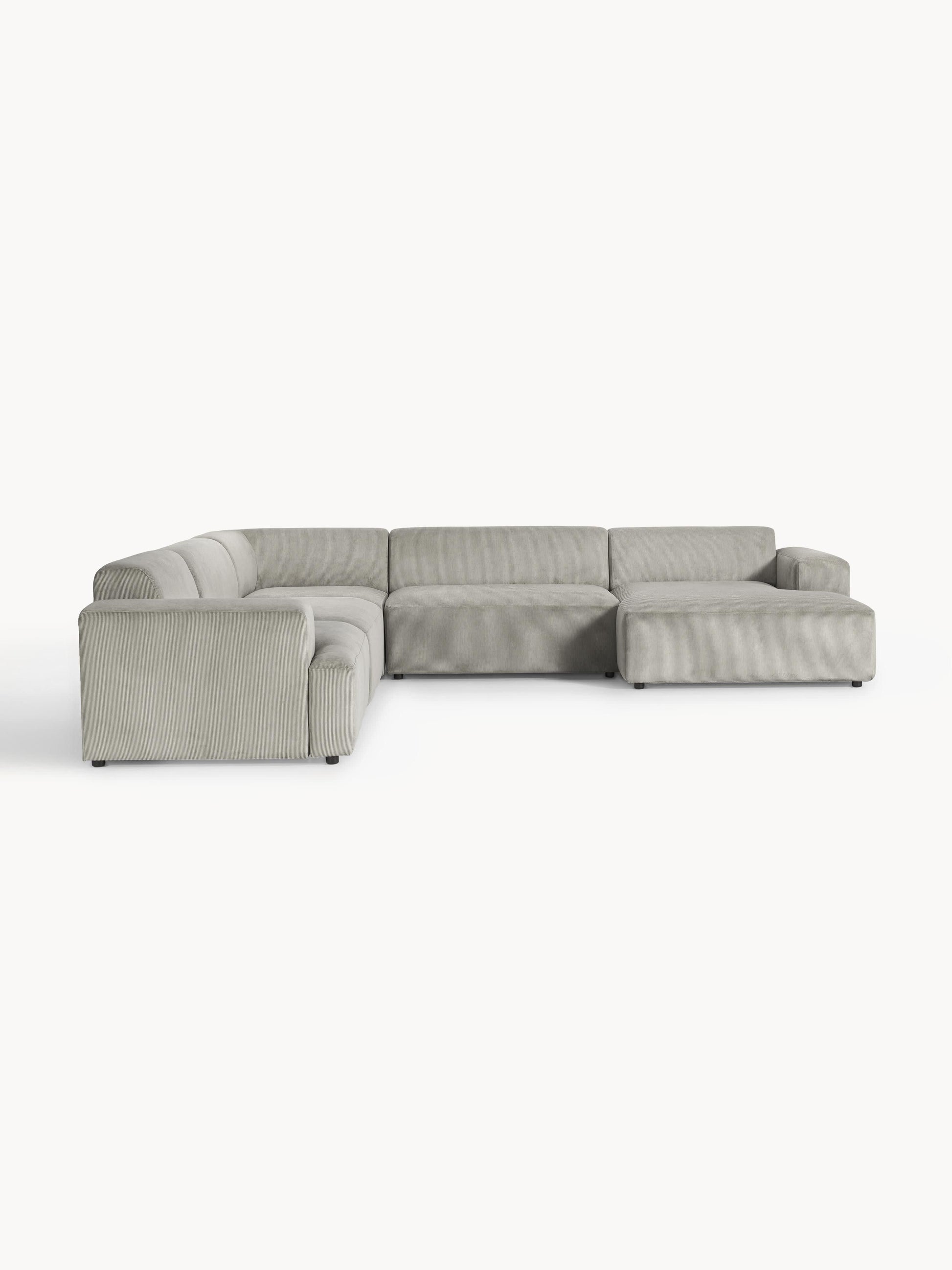 Melva Corner Sofa in Corduroy, XL