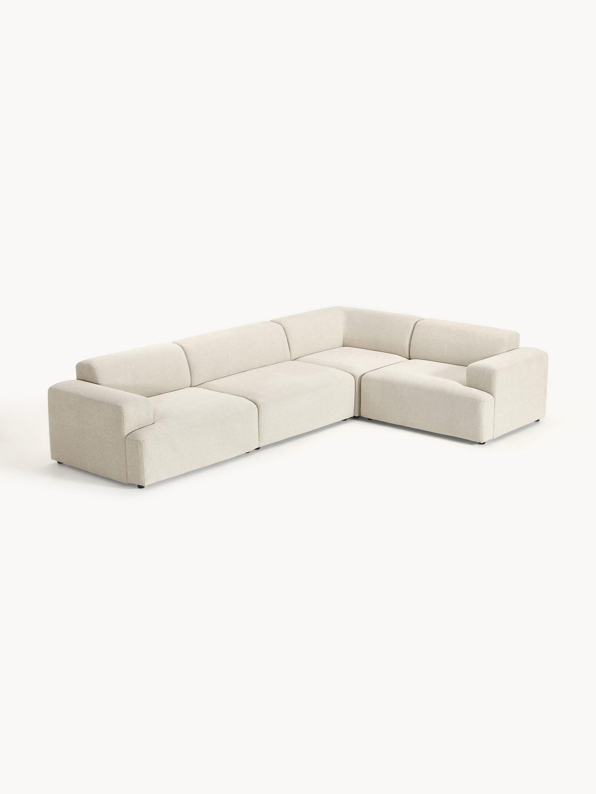 Melva Large Corner Couch, 4-Seater