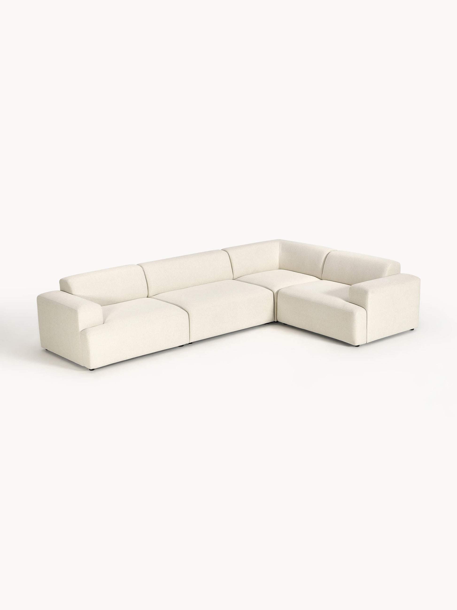 Melva Large Corner Couch, 4-Seater