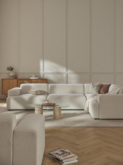 Melva Large Corner Couch, 4-Seater