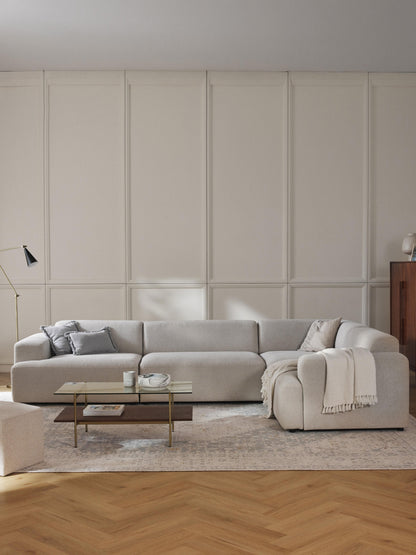 Melva Large Corner Couch, 4-Seater