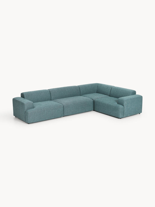 Melva Large Corner Couch, 4-Seater