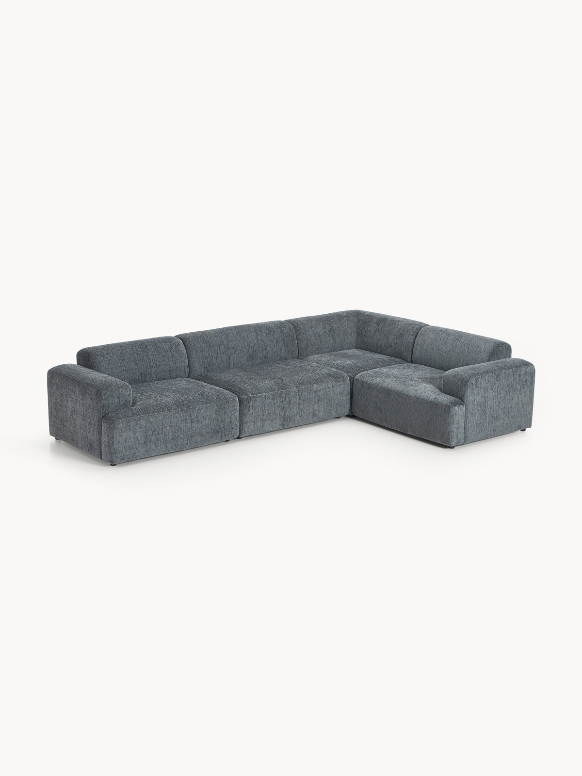 Melva Large Corner Couch, 4-Seater