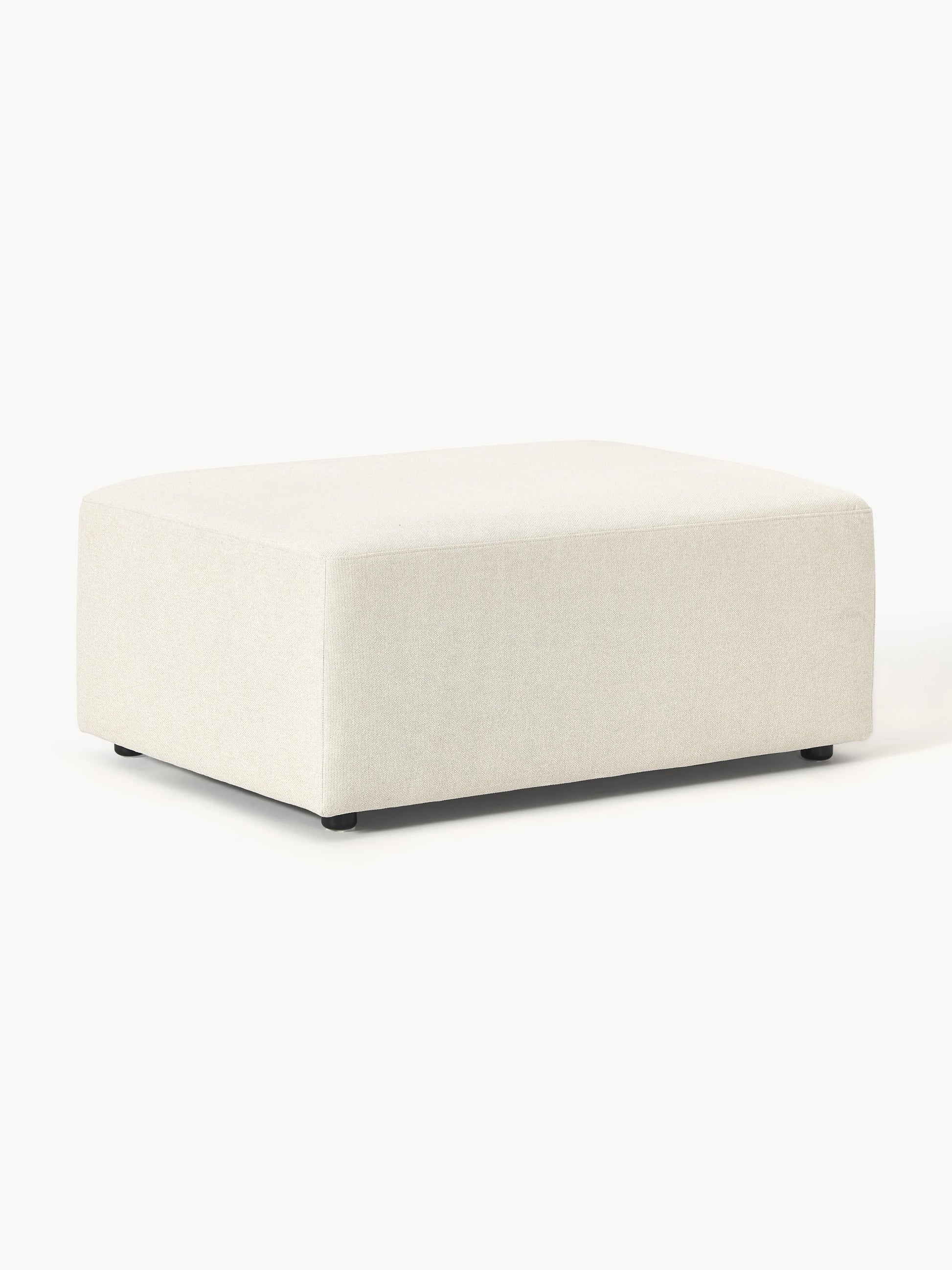 Melva Upholstered Stool, Dimensions W 99 x D 72 cm