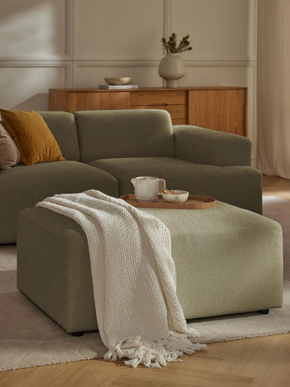 Melva Upholstered Stool, Dimensions W 99 x D 72 cm