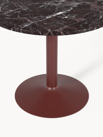 Miley Round Marble Dining Table, Size Ø 90 cm