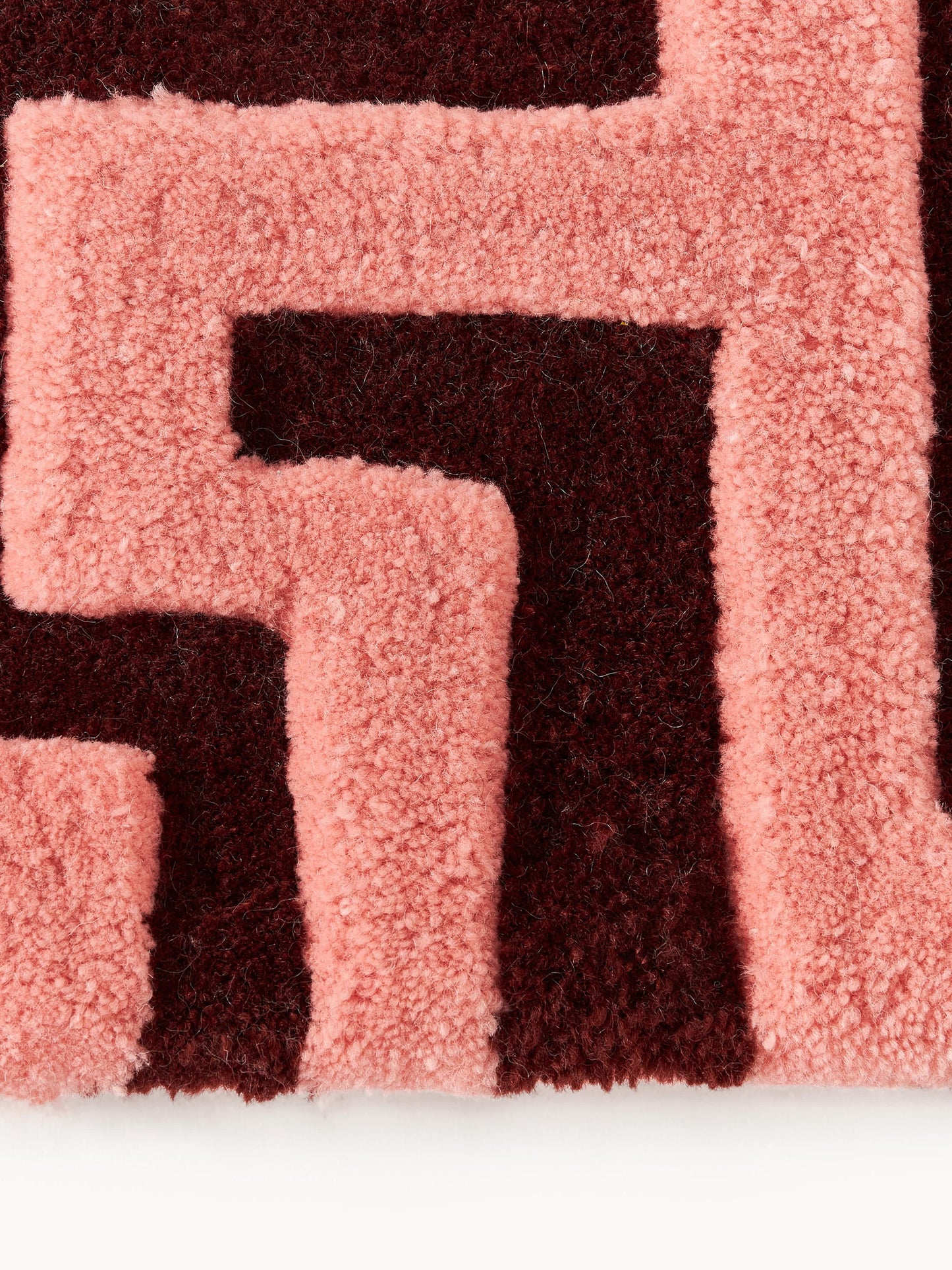 Monty Rug in Hand-Tufted Wool with Raised High-Low Texture