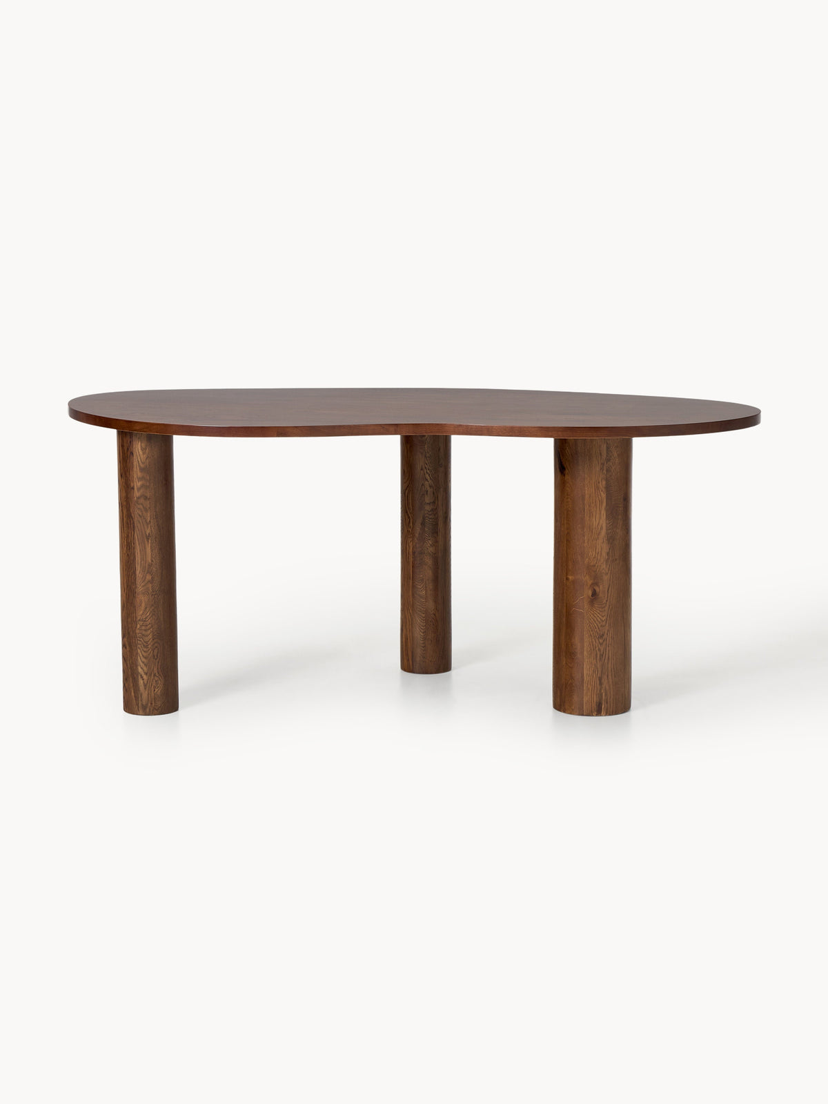 Naruto Dining Table in Oak with Organic Shape, Available in Various Sizes
