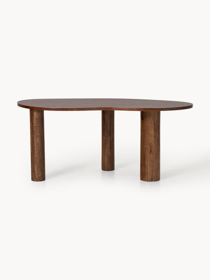 Naruto Dining Table in Oak with Organic Shape, Available in Various Sizes
