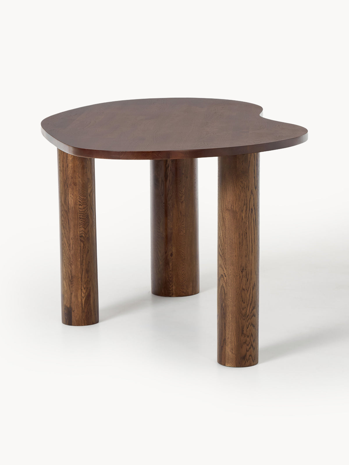 Naruto Dining Table in Oak with Organic Shape, Available in Various Sizes